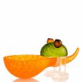 Borowski "Frosch-orange" Schale 15 x 33 x 16 cm