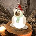 Borowski "Christmas Bear- weiß" Lichtobjekt 23 x 15 x 11 cm