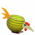 Borowski "Pick Chick- oliv"  Schüssel 28 x 48 x 24 cm