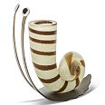 Borowski "Slow Jack- weiß" Vase 28 x 25 x 13 cm