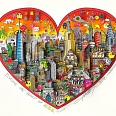 Charles Fazzino "Invading The Heart Of NYC" 3D Siebdruck 50 x 60 cm