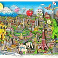 Charles Fazzino "Konichiwa Tokyo" 3D-Siebdruck 70 x 90 cm