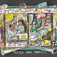 Charles Fazzino "Nurses have heart" 3D-Siebdruck 120 x 245 cm