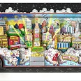 Charles Fazzino "The Fazzino Ride" 3D-Siebdruck 50 x 100 cm