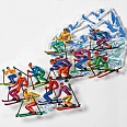 David Gerstein "Cross Country" papercut 56 x 76 cm