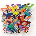 David Gerstein "Disco trance" wallsculpture 45 x 50 cm