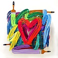 David Gerstein "Heartist" wallsculpture 106 x 103 cm