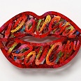 David Gerstein "Read my lips" papercut 56 x 76 cm