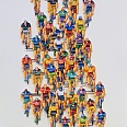 David Gerstein "Tour de France V" papercut 56 x 76 cm