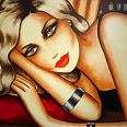 Ekaterina More "Night Light" Acryl auf Leinwand 60 x 80 cm