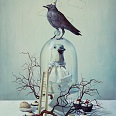Elisa Anfuso "Il giorno di festa" 2014 Öl auf Leinwand 120 x 80 cm