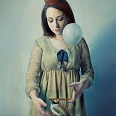 Elisa Anfuso "La ninna nanna di Eva" 2014 Öl auf Leinwand 120 x 80 cm