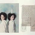 Elisa Anfuso "Prosopopee n.2" 2013 Öl und Pastell auf Papier 50 x 70 cm