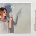 Elisa Anfuso "Prosopopee n.1" 2013 Öl und Pastell auf Papier 35 x 70 cm