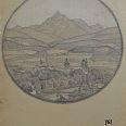 Ernst Nepo "Innsbruck" Bleistift 37,5 x 28 cm