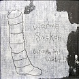 Franziska Schmalzl, Socken Serie "Ich hab mich lieb (5)" 2013, Mischtechnik auf Leinwand, 13,5 x 13,5 cm