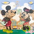 FRINGE "Chanel Mickey und Minnie (Structures)" Fine art print 100 x 100 cm Edition 25