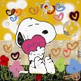 FRINGE "Find Me Snoopy" Fine Art Print 100 x 100 cm