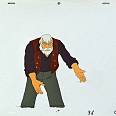 Heidi - A Girl of the Alps "Almöhi (grandpa)" Original Production Cel 27 x 32 cm