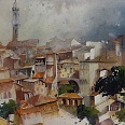 Heinz Hofer "Siena II" 2009 Aquarell 50 x 65 cm