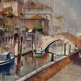 Heinz Hofer "Venedig" 2009 Aquarell 50 x 65 cm