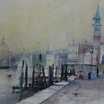 Heinz Hofer "Venedig Blick nach San Marco" 2006 Aquarell 50 x 60 cm
