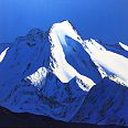 Hubert Zöhrer "Großer Möseler - Zillertaler Alpen" Acryl auf Leinwand 80 x 80 cm