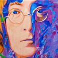 James Francis Gill "John Lennon 7" 2007 Acryl auf Leinwand 57,5 x 85 cm