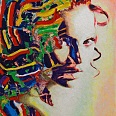 James Francis Gill" Restudy Beyond 02" 2003 Acryl auf Leinwand 40 x 30 cm