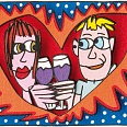 James Rizzi "A Drink Of Love" 3D Siebdruck (drucksigniert) 5,4 x 7,8 cm