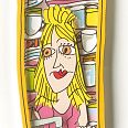 James Rizzi "Do the dishes" 3D-Siebdruck 9,5 x 4,8 cm