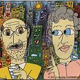 James Rizzi "Don't you think you've had enough? No!" 3D-Siebdruck 24 x 30 cm