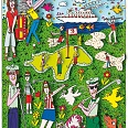 James Rizzi "Drive For Show Putt For Dough"  3D Siebdruck 20 x 14,2 cm