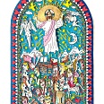 James Rizzi "Jesus Is Life" 3D Siebdruck 50 x 40 cm