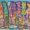 James Rizzi "Life is fun and sometimes dumb" 3D Siebdruck 23 x 29 cm