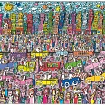 James Rizzi "Nothing Is As Pretty As A Rizzi City" 3D-Siebdruck 80 x 120 cm