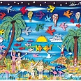 James Rizzi "Paradise Lost And Found" 3D Siebdruck 38 x 50 cm