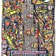 James Rizzi "The King Of New York" 3D-Siebdruck 40 x 50 cm