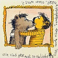 Janosch "Sonderbriefmarke" 35 x 30 cm