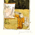 Janosch "Hasenschule Vorsicht vor dem Jäger" 20 x 14 cm