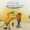 Janosch "Ich liebe dich du alter Grizzly" Radierung 40 x 50 cm