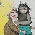 Janosch "Katze No.11" Radierung 40 x 50 cm