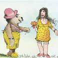 Janosch "Ich liebe dich echt wahr" Radierung 40 x 50 cm