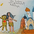 Janosch "Wir haben geheiratet halleluja" Radierung 40 x 50 cm