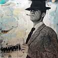 Jörg Dörig "Go Lucky" Mixed Media 100 x 100 cm