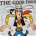 Jörg Döring "Lucky good times" Mixed Media 100 x 100 cm