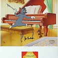 Tom & Jerry "Johann Mouse" Hand Painted Limited Edition Cel with lithographic background 42 x 37 cm