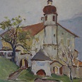 Josef Arnold "Ansitz Ferklehn" Mischtechnik