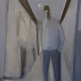 Josef Costazza "auf und davon" Öl auf Leinwand, 35 x 40 cm