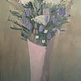 Josef Costazza "Blumenstilleben" Öl auf Leinwand, 40 x 35 cm